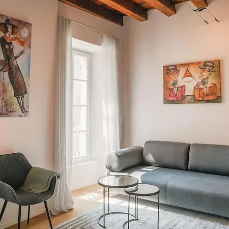 شقة Luca's Luxury Flat In Palazzo Diaz-private Parking 10 Min Walk-fee كومو